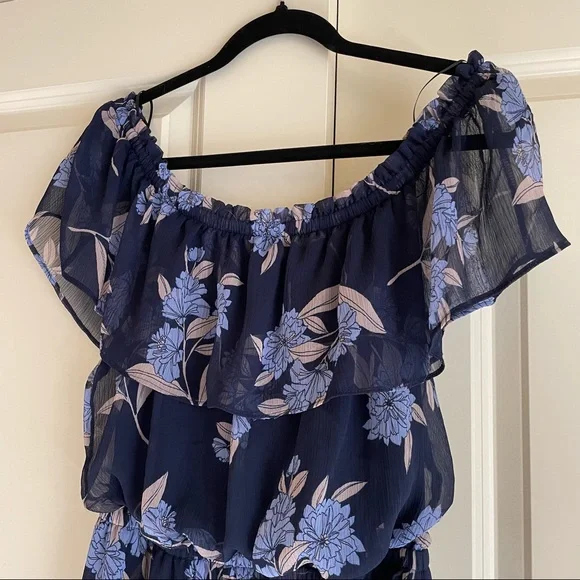 chinese dress ladies Petal and Pup Women's Fionna Maxi Dress - Blue Floral